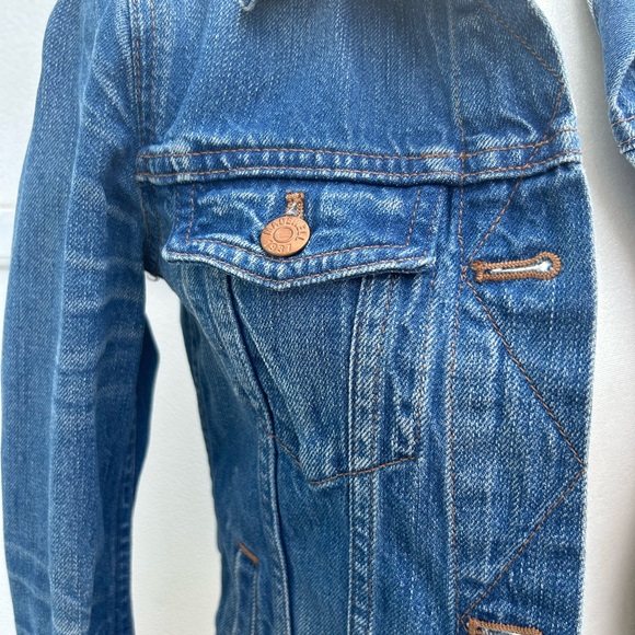 Madewell Jackets & Blazers - Madewell jean jacket WOMENS trucker jacket blue jean denim XS distressed